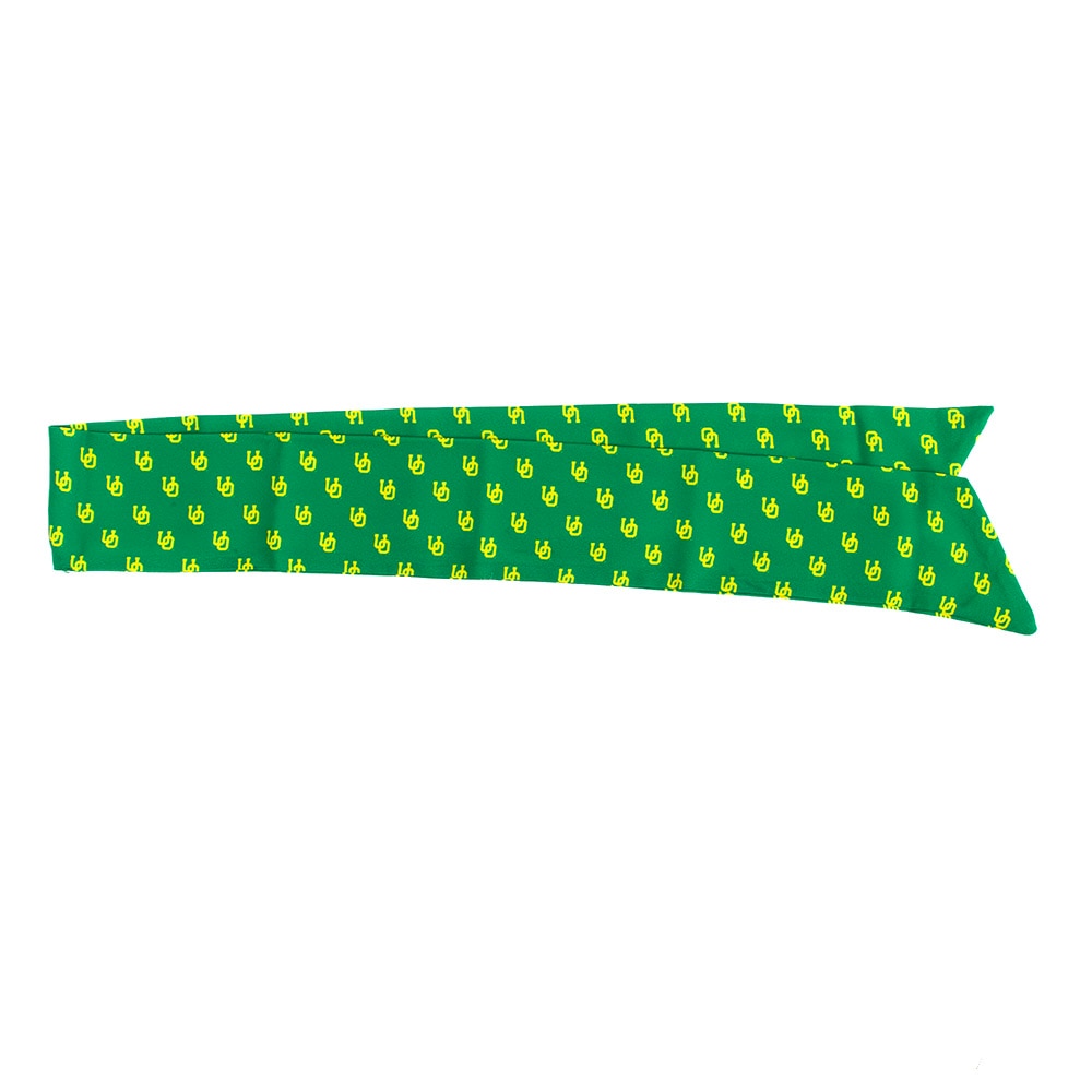 Interlocking UO, Zoozatz, Green, Accessories, Polyester, Accessories, Women, Twill pattern, Hair scarf, 933277